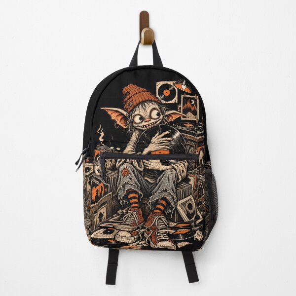 Item preview, Spooky Goblin DJ Vinyl Record Halloween Vintage Music designed and sold by Zizo-DR44.