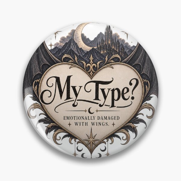 Item preview, My Type? Emotionally Damaged With Wings designed and sold by thelifeofky.