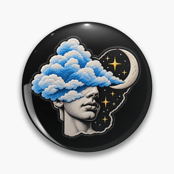 Item preview, Cloud Mind – Surreal Celestial Dreamcore Sculpture Art designed and sold by Abidel.
