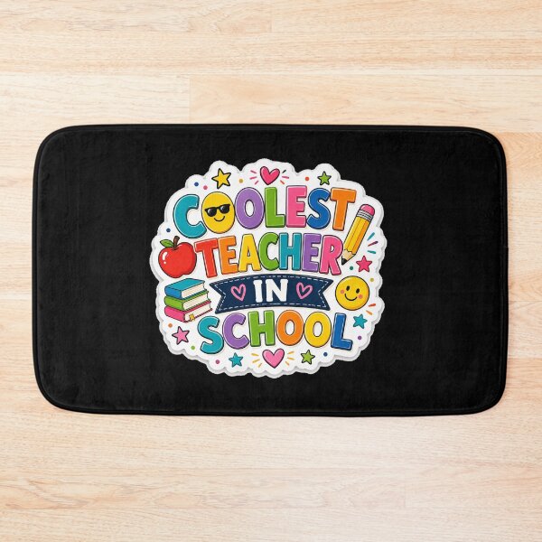 Item preview, coolest teacher in school  designed and sold by OCD_JESSICA.