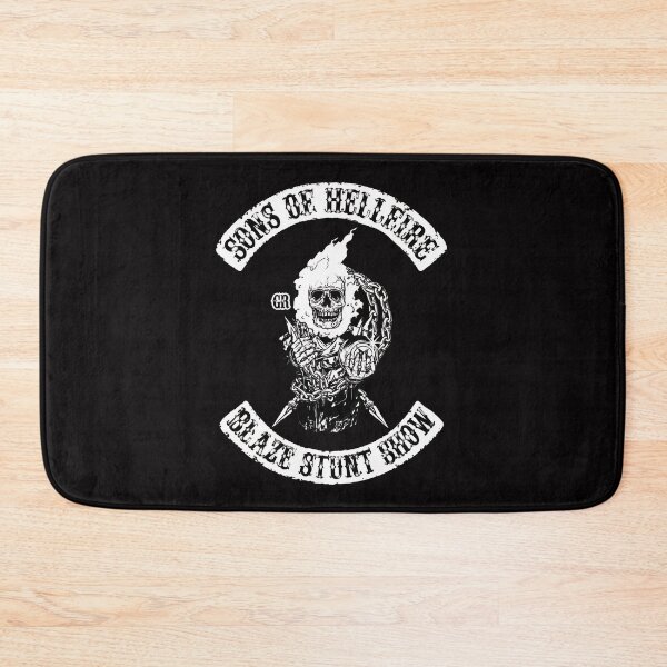 Item preview, Sons of Hellfire Blaze Stunt Show Flaming Skull Pentagram designed and sold by Lagoart.
