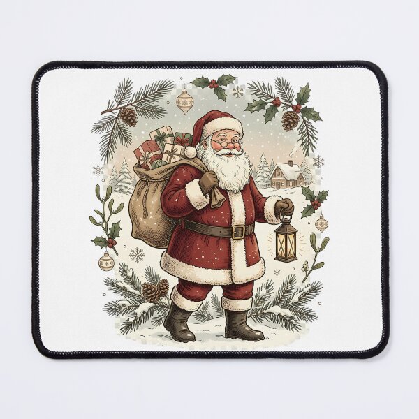 Item preview, Vintage Santa Claus Classic Christmas Illustration designed and sold by VibranPalette.