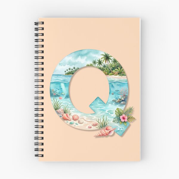 Item preview, Coastal Initial Q Beach Ocean Monogram Seashell Personalized Design designed and sold by Sea Gem.