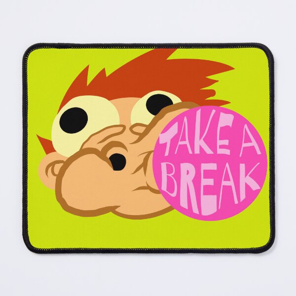 Item preview, Take A Break | Funny Sticker, Magnet, Bubblegum designed and sold by DigitEclectic.