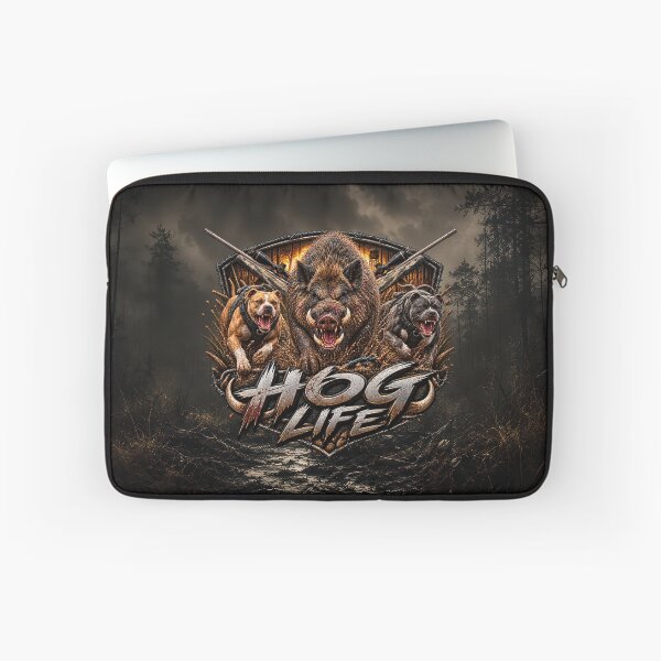Item preview, Hog Life – Wild Boar Hunting Dogs & Rifle Hunting Design designed and sold by artistwill.