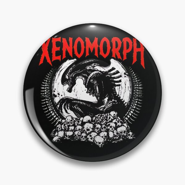 Artikelvorschau, Xenomorph-Monsterschädel-Horror entworfen und verkauft von Bloowardi.