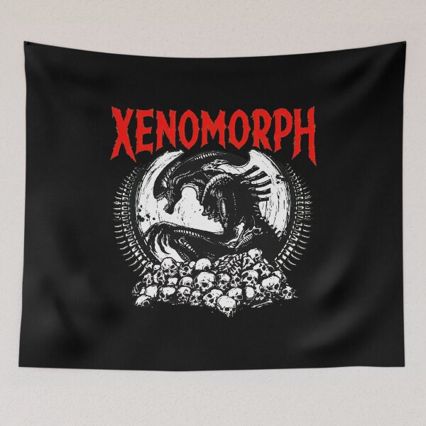 Item preview, Xenomorph Monster Skull Horror designed and sold by Bloowardi.