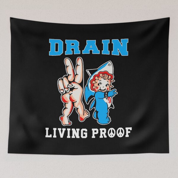 Item preview, Drain Living Proof Peace Sign Shark Baby Art designed and sold by Bloowardi.