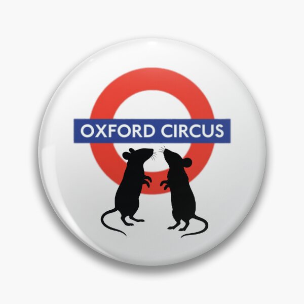 Item preview, Oxford Circus Fighting Mice London Underground Boxing designed and sold by seekingclarity.