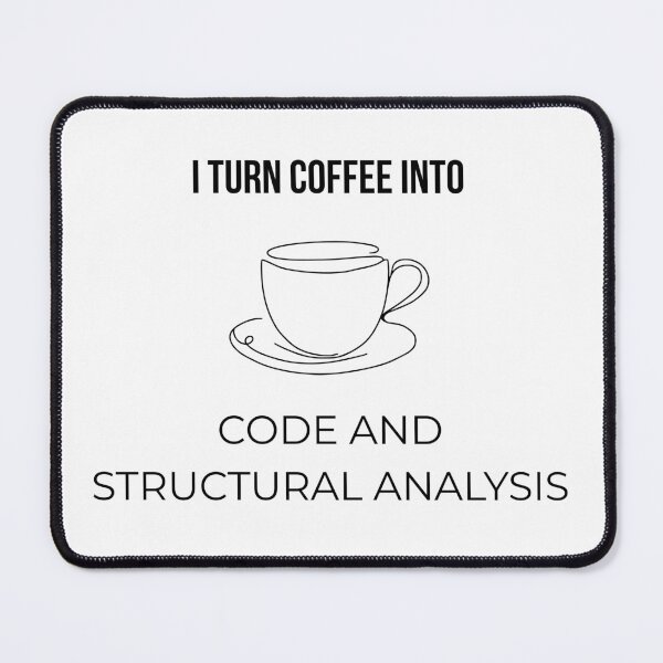 Item preview, Coffee Code And Structural Analysis Typography designed and sold by Ashley8049.