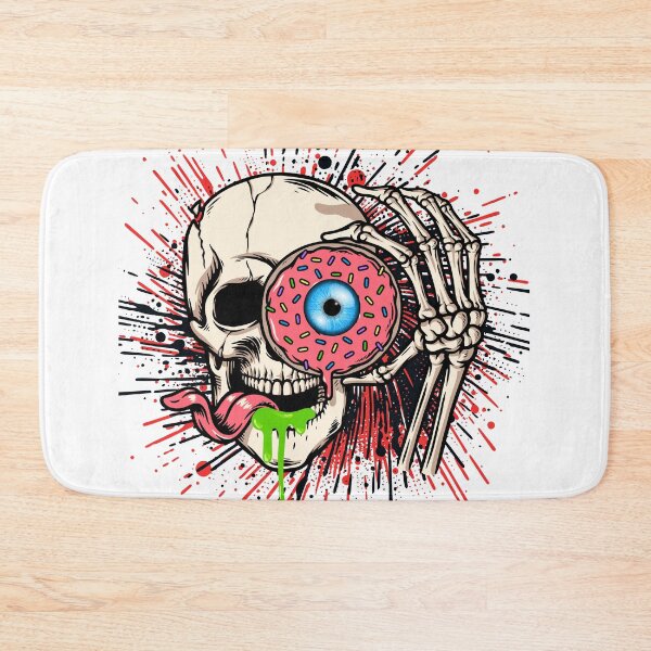 Item preview, Creepy Eyeball Donut Skull Shirt Funny Halloween Edgy Gift designed and sold by E20STUDIO.