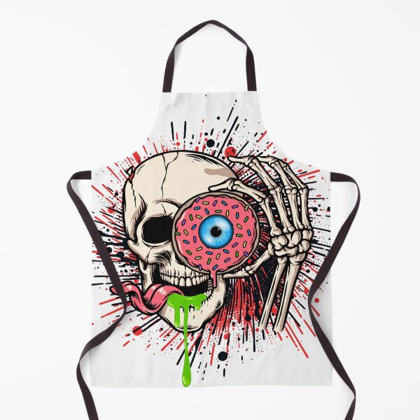 Item preview, Creepy Eyeball Donut Skull Shirt Funny Halloween Edgy Gift designed and sold by E20STUDIO.