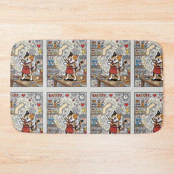 Item preview, Calico Pastry Chef designed and sold by PictoVibe.