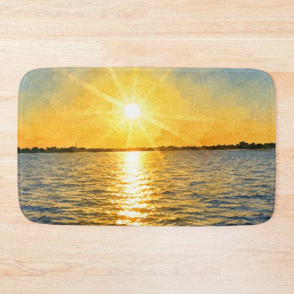 Item preview, Sunset on the river designed and sold by Carol-arts-.