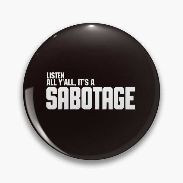 Item preview, Listen All Y'all It's A Sabotage Police Car designed and sold by FlipStrawSpot.