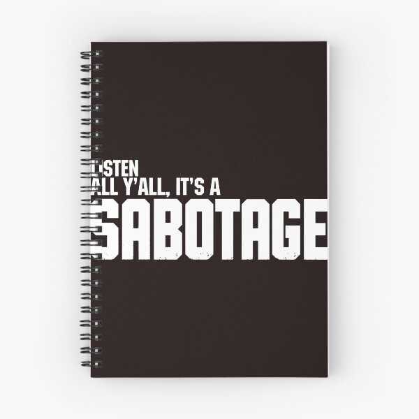 Item preview, Listen All Y'all It's A Sabotage Police Car designed and sold by FlipStrawSpot.