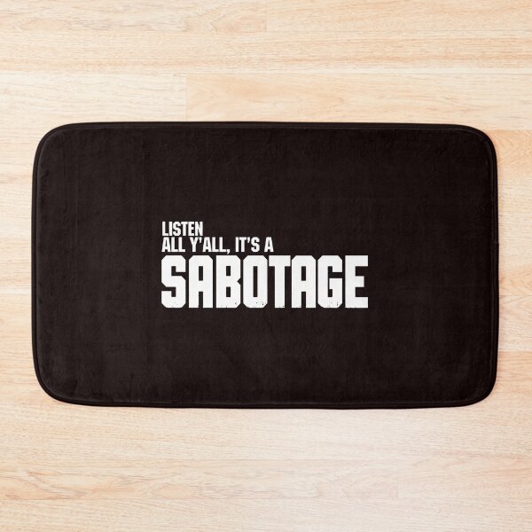Item preview, Listen All Y'all It's A Sabotage Police Car designed and sold by FlipStrawSpot.