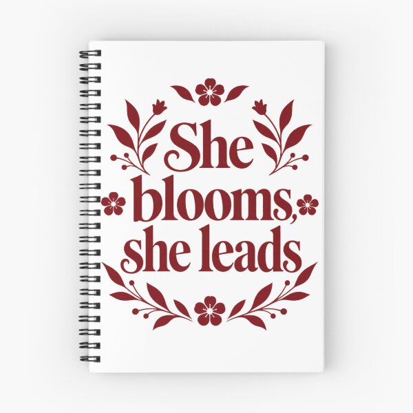 Item preview, She Blooms She Leads Sticker – Empowered Women Botanical Design designed and sold by Gold&pixels.