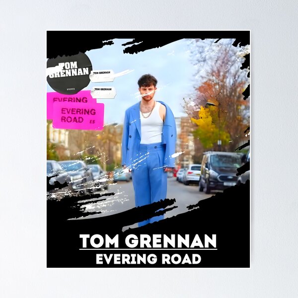 Artikelvorschau, Tom Grennan, Singer-Songwriter entworfen und verkauft von Tamboxe.