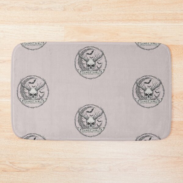 Item preview, Horned Skull Bat Crescent Moon Emblem designed and sold by Exquisite Design Studio „Paculówka”.