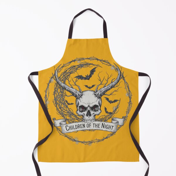 Item preview, Horned Skull Bat Crescent Moon Emblem designed and sold by Exquisite Design Studio „Paculówka”.