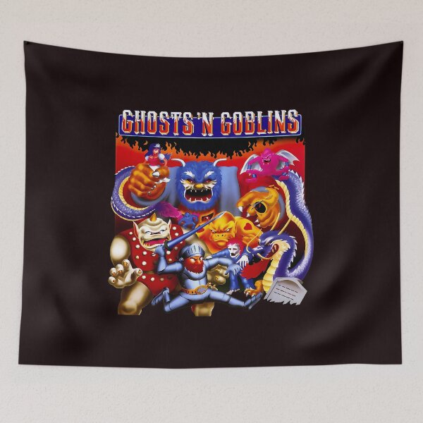 Item preview, GHOSTS 'N GOBLINS Knight vs Monsters Retro Arcade Game designed and sold by ShophiaCrafts.