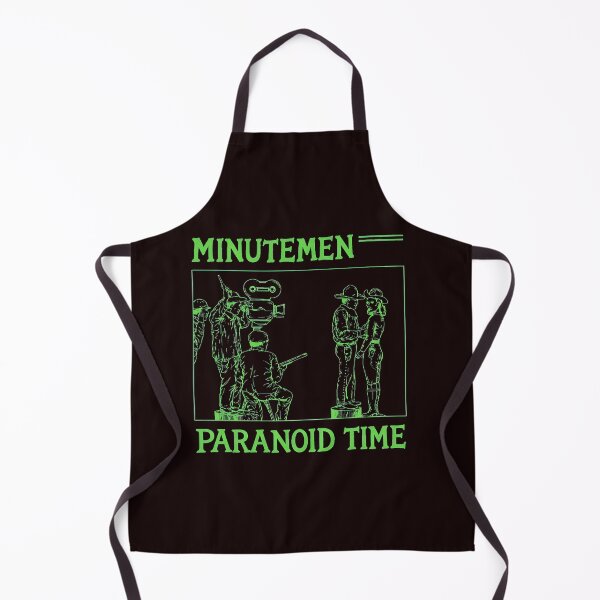 Item preview, Minutemen Paranoid Time Green Line Art designed and sold by ShophiaCrafts.