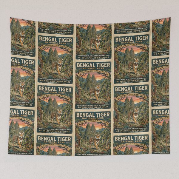 Item preview, Bengal Tiger Expedition designed and sold by PictoVibe.