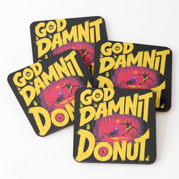 Item preview, GOD DAMN IT DONUT Cave  designed and sold by SilentCosmos.