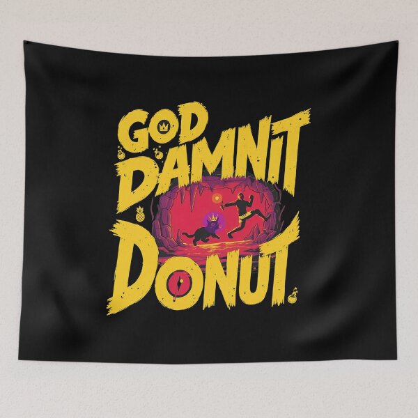 Item preview, GOD DAMN IT DONUT Cave  designed and sold by SilentCosmos.