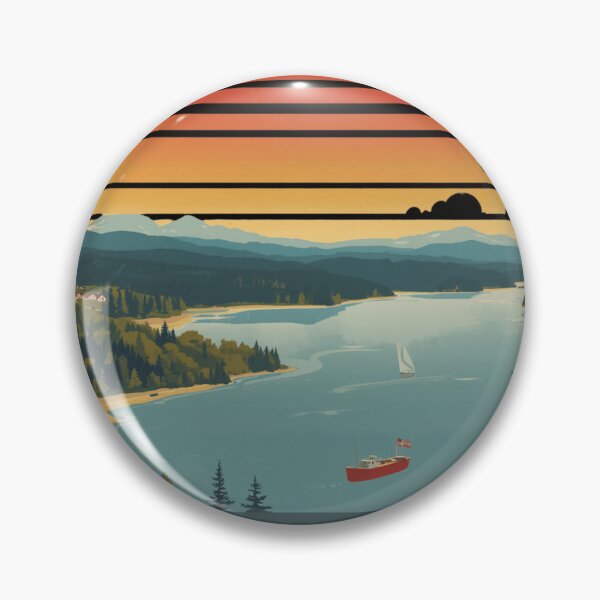 Item preview, Lake Ontario EST 1656 Retro Stripe for Men Women designed and sold by ELK20.