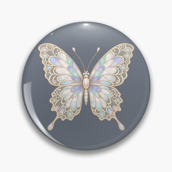 Item preview, Laced mother-of-pearl butterfly designed and sold by etherElric.