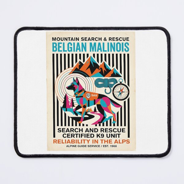Item preview, Belgian Malinois Rescue designed and sold by PictoVibe.