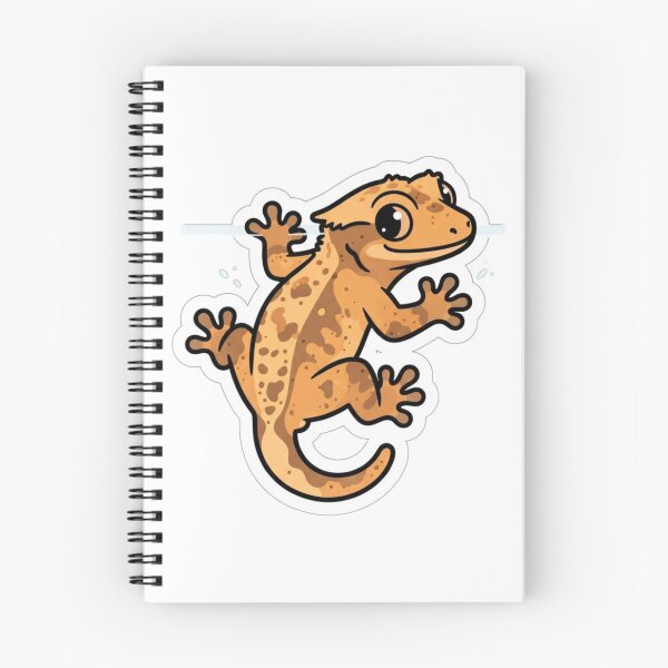 Item preview, Crested Gecko Sticky Feet Glass Climbing Reptile Pet Sticker designed and sold by NeonNerd Studio.