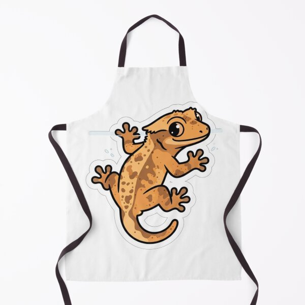Item preview, Crested Gecko Sticky Feet Glass Climbing Reptile Pet Sticker designed and sold by NeonNerd Studio.