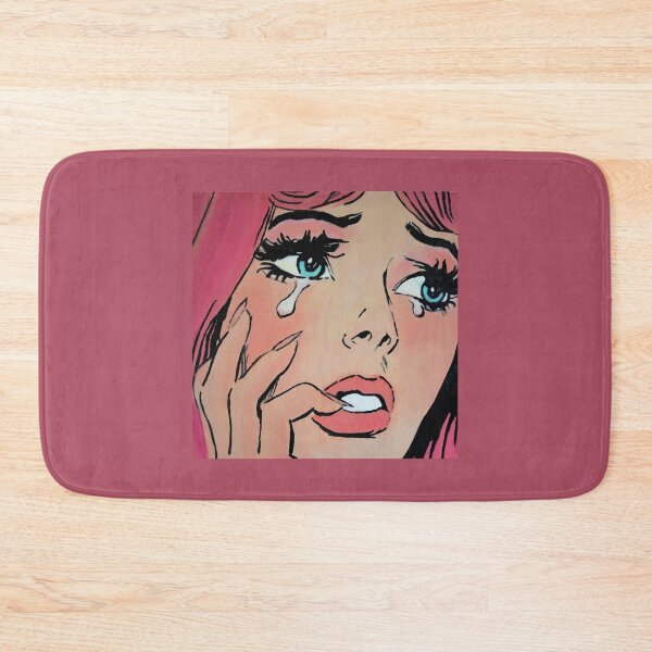 Item preview, Pink Pop Art Crying Comic Girl Grief designed and sold by Jane Ianniello.
