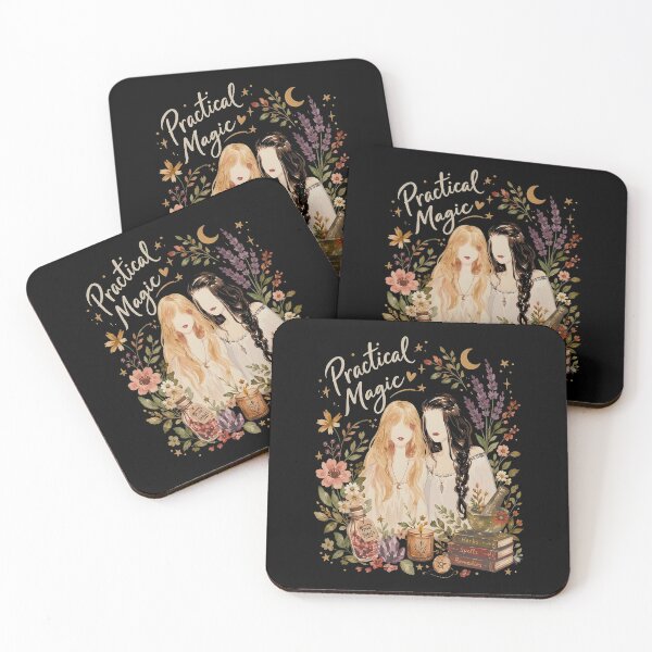 Item preview, Practical Retro Magic Witch Sisters - Magical Floral Mysticism designed and sold by Mind-Drift.