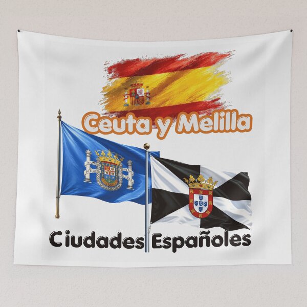 Item preview,  Ceuta y Melilla Ciudades Españoles Bandera España Camiseta Updated  designed and sold by ELK20.