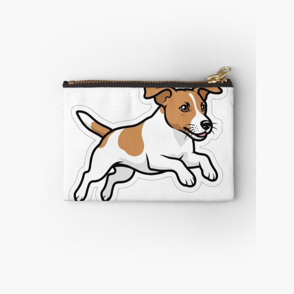 Item preview, Jack Russell Terrier Mid-Leap Flying Ears Active Dog Sticker designed and sold by NeonNerd Studio.