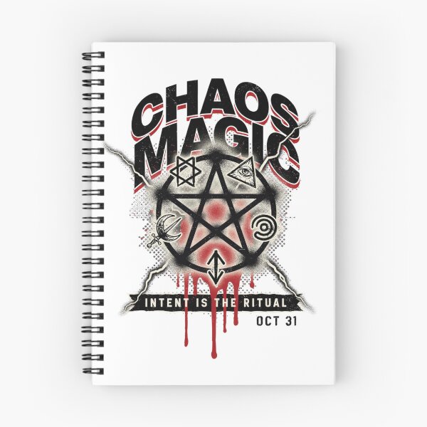 Item preview, Chaos Magic T-Shirt | Intent Is Real Occult Symbol Halloween Graphic Tee v4 designed and sold by DarylWelsh2024.