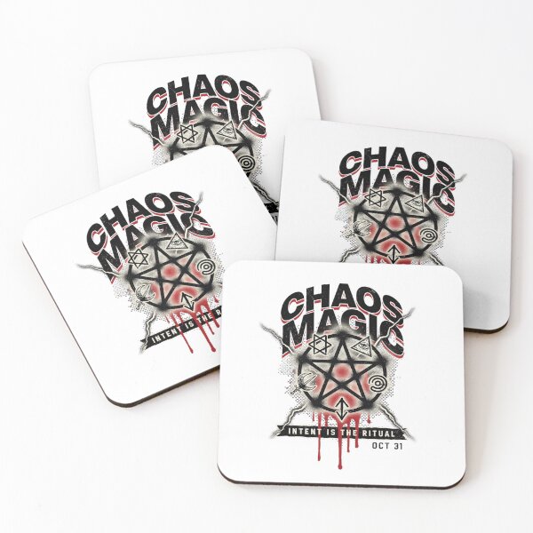 Item preview, Chaos Magic T-Shirt | Intent Is Real Occult Symbol Halloween Graphic Tee v4 designed and sold by DarylWelsh2024.