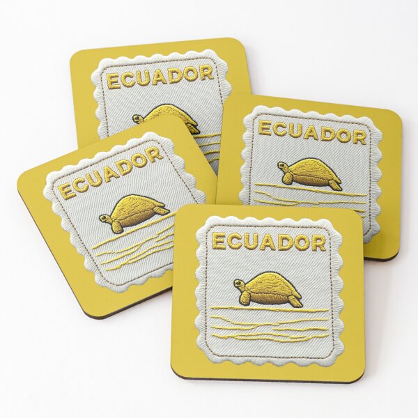Item preview, Ecuador Travel Patch Galapagos Tortoise designed and sold by tiigerdad.