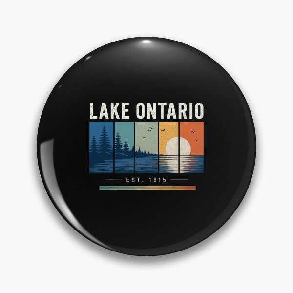 Item preview, Lake Ontario Est. 1615 Vintage Sunset designed and sold by ostenlee.