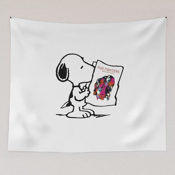 Item preview, Snoopy Reading Newspaper Foo Fighter designed and sold by midastouchedme.