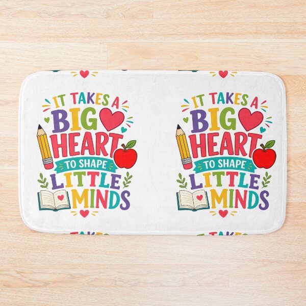 Item preview, it takes a big heart to shape little minds  designed and sold by OCD_JESSICA.