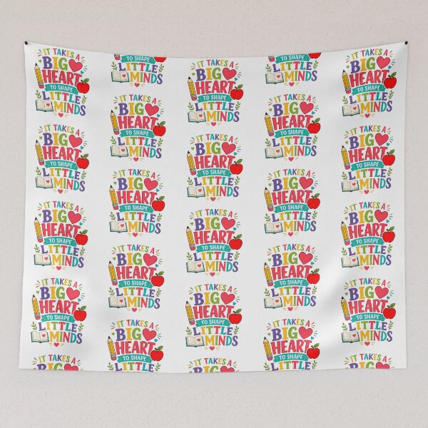 Item preview, it takes a big heart to shape little minds  designed and sold by OCD_JESSICA.