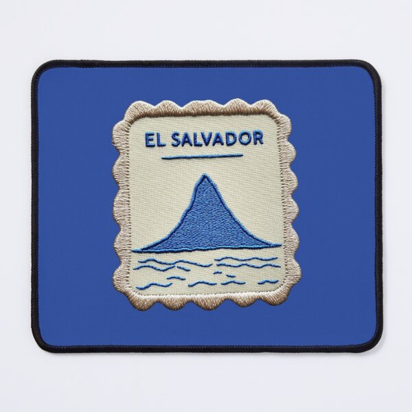 Item preview, El Salvador Travel Patch Volcano Embroidered designed and sold by tiigerdad.