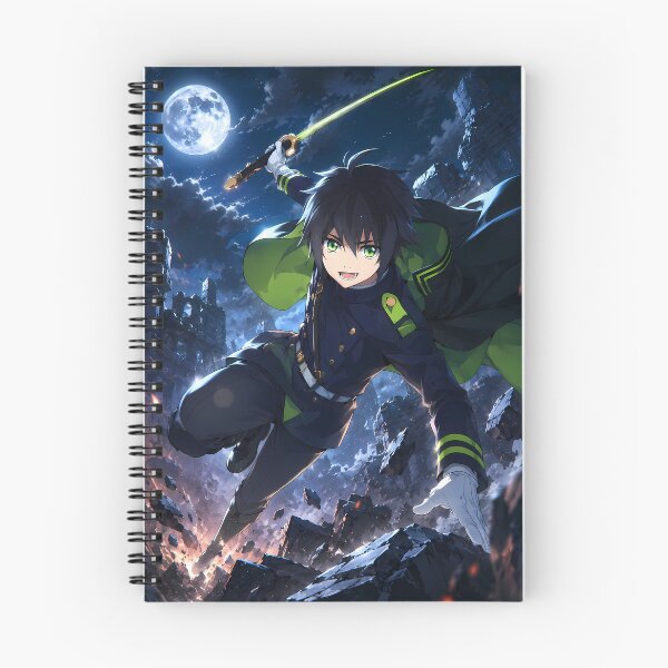 Item preview, Hyakuya Yuuichirou Seraph Of The End Moonlit Action designed and sold by SolenneAzur.