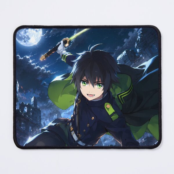 Item preview, Hyakuya Yuuichirou Seraph Of The End Moonlit Action designed and sold by SolenneAzur.