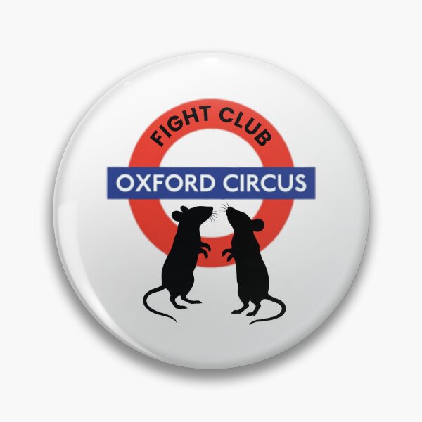 Item preview, Oxford Circus Fighting Mice London Underground Boxing Fight Club designed and sold by seekingclarity.